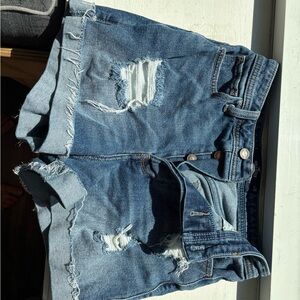 Hollister Blue Denim Shorts
